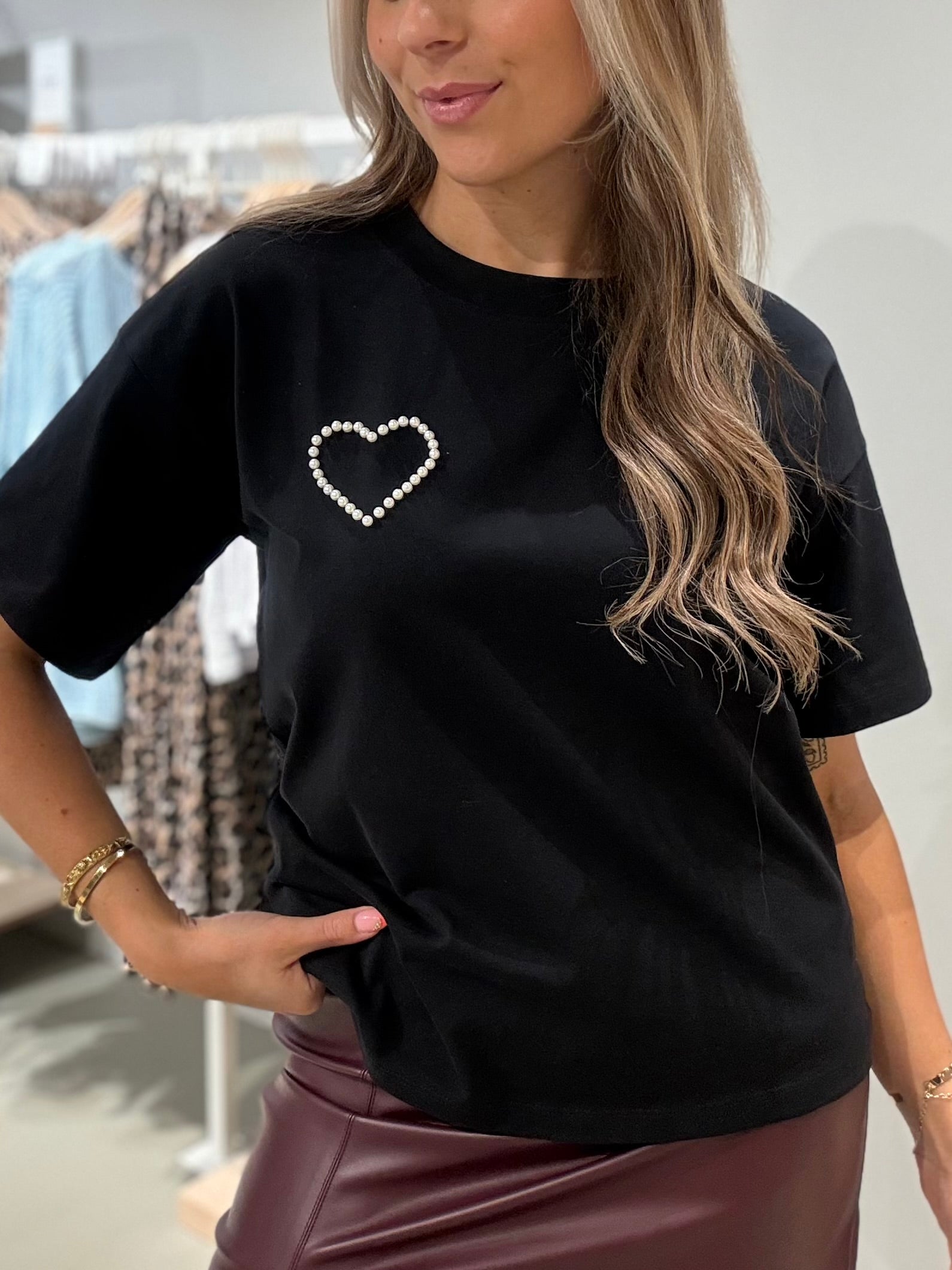 VIMONIE T-shirt - Black Beauty